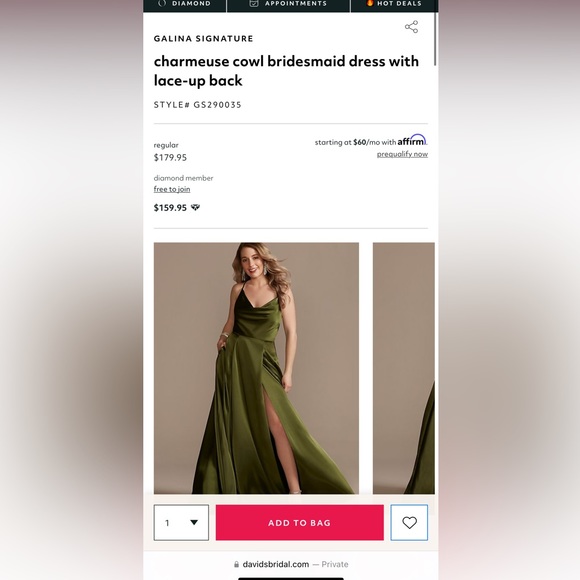 GALINA SIGNATURE from David’s bridal - Picture 6 of 11